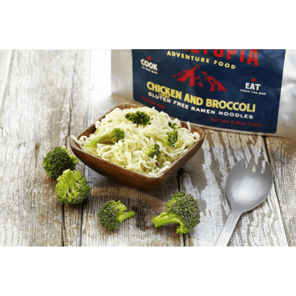 GLUTEN FREE RAMEN NOODLES CHICKEN FLAVOR WITH BROCCOLI