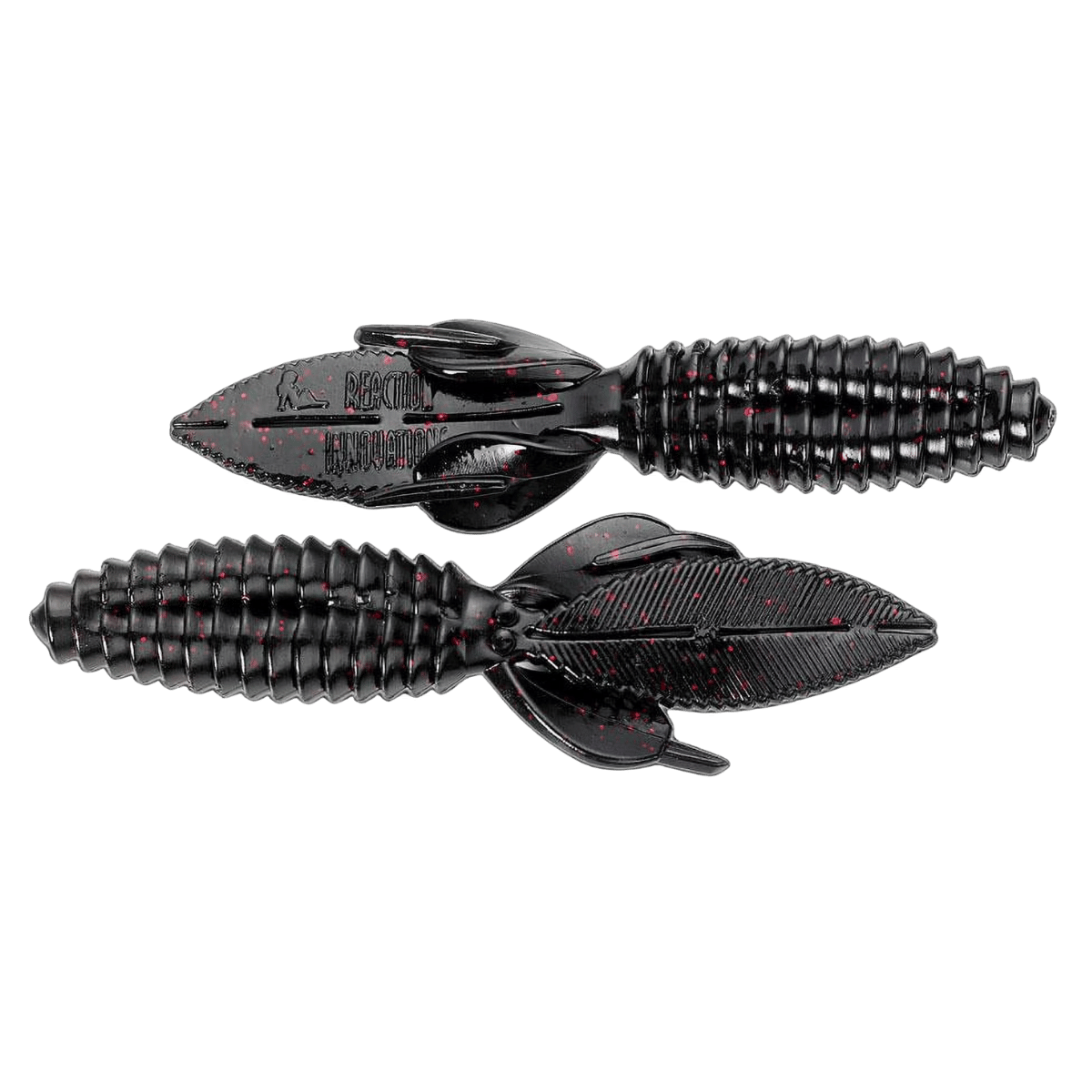 REACTION INNOVATIONS SWEET BEAVER 10PK 4.2 INCH BLACK WITH BLACK FLACK