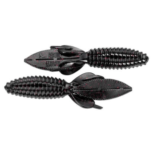 REACTION INNOVATIONS SWEET BEAVER 10PK 4.2 INCH BLACK WITH BLACK FLACK