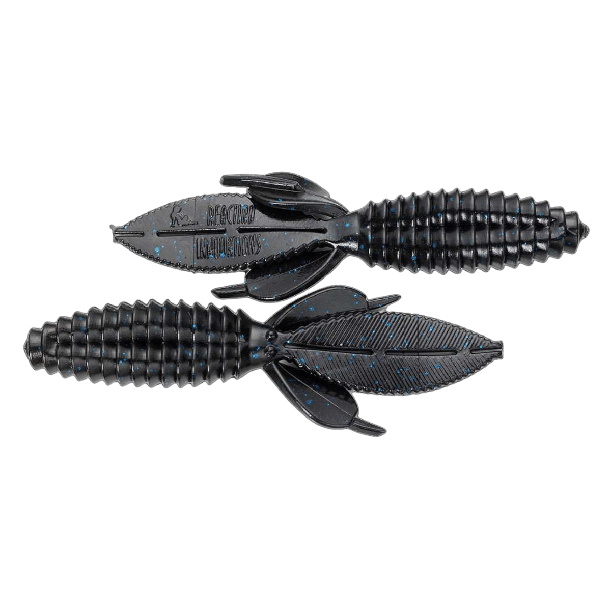 REACTION INNOVATIONS SWEET BEAVER 10PK 4.2 INCH BLACK/BLUE