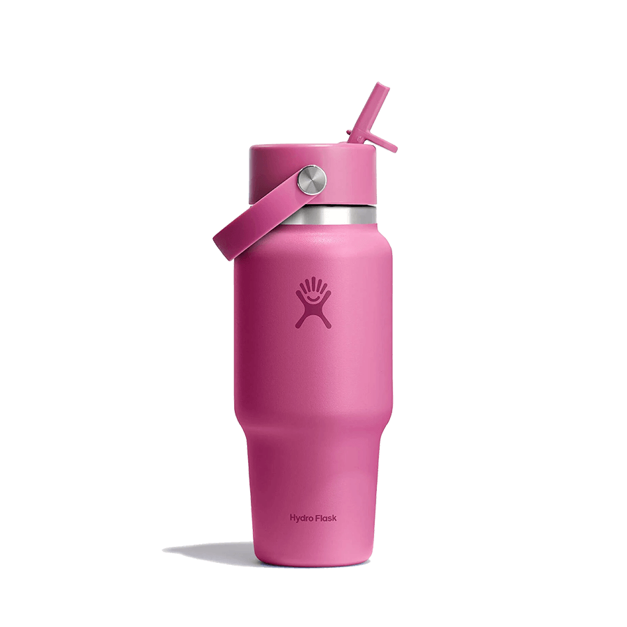 HYDRO FLASK WIDE MOUTH TRAVEL BOTTLE WITH FLEX STRAW 24OZ REEF