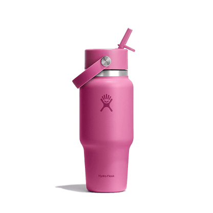 HYDRO FLASK WIDE MOUTH TRAVEL BOTTLE WITH FLEX STRAW 24OZ REEF