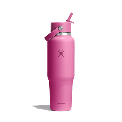 HYDRO FLASK WIDE MOUTH TRAVEL BOTTLE WITH FLEX STRAW 40OZ