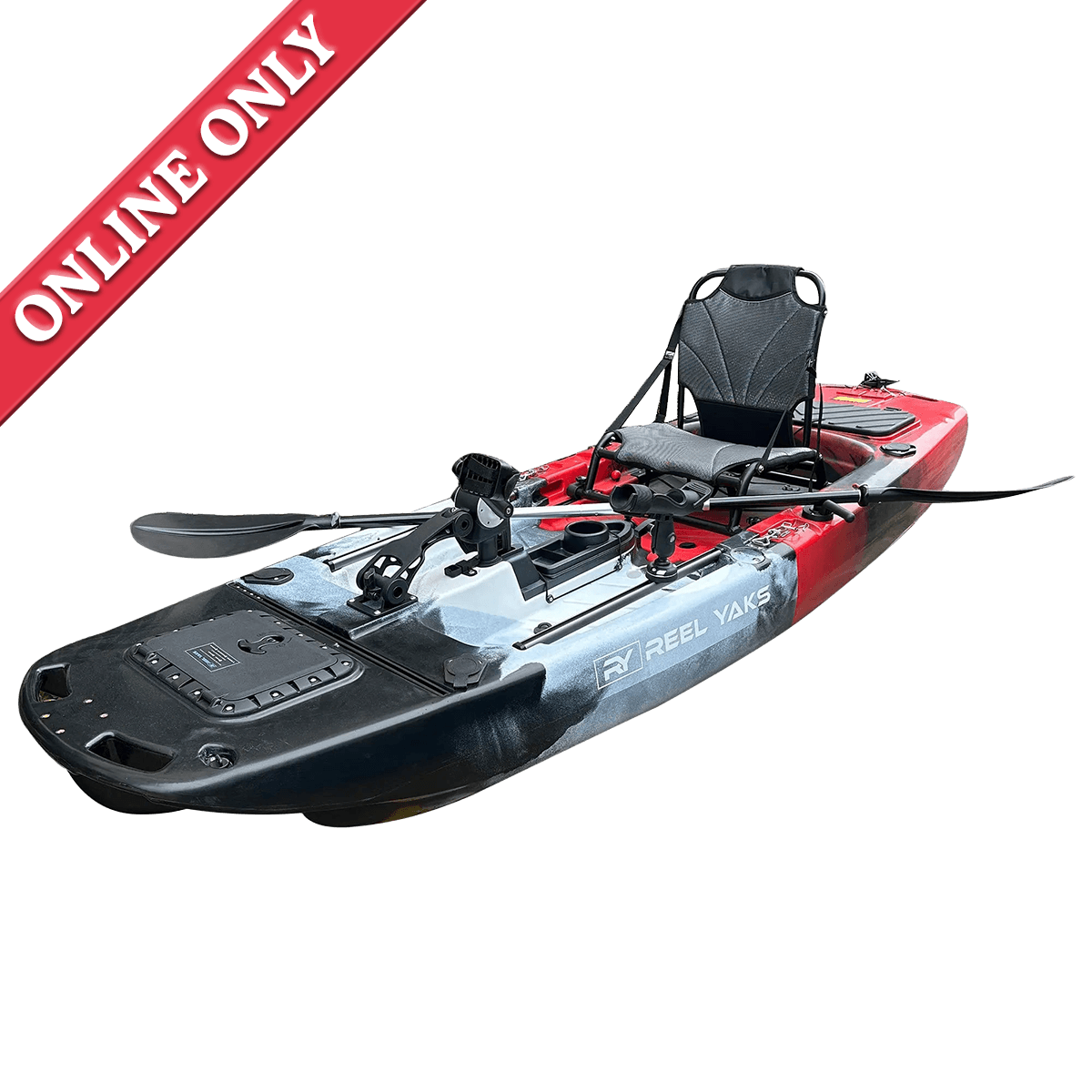ReelYaks Raider 9.5ft Propeller Drive Modular Fishing Kayak