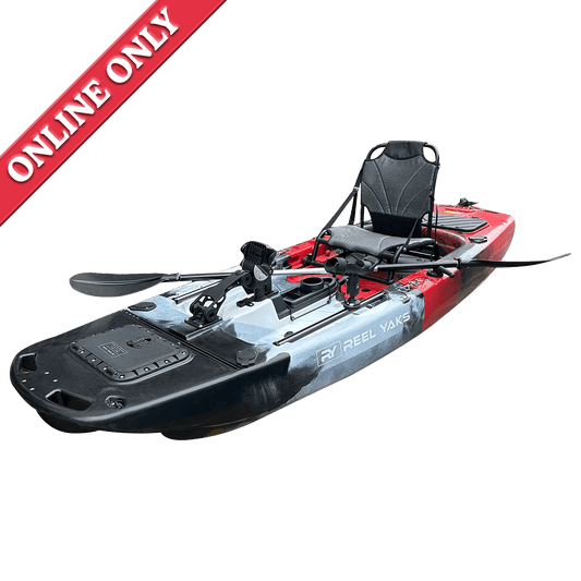 ReelYaks Raider 9.5ft Propeller Drive Modular Fishing Kayak