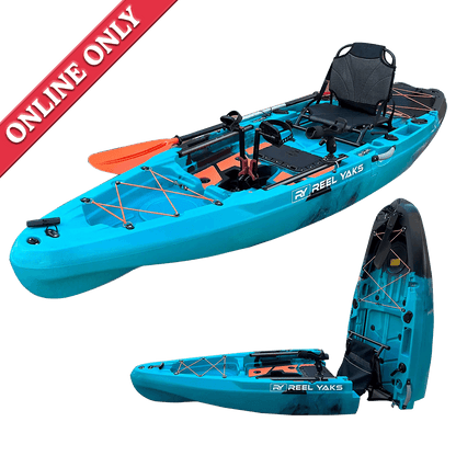 ReelYaks Rapido 10.8ft Fin Drive Modular Fishing Kayak