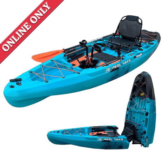 ReelYaks Rapido 10.8ft Fin Drive Modular Fishing Kayak