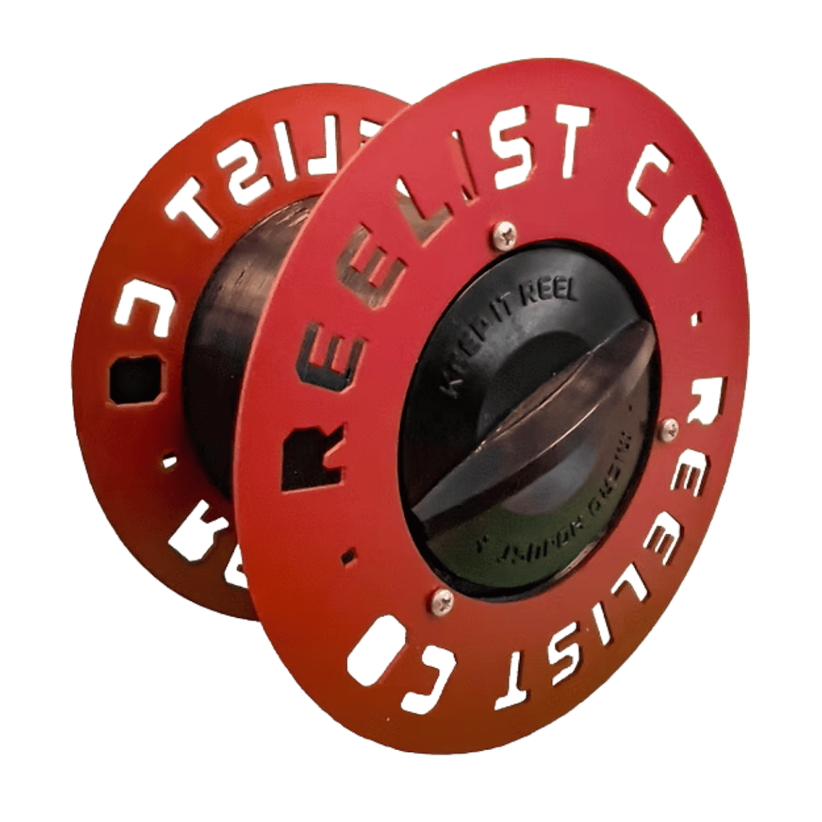 REELIST CO. RATTLE REEL - 360° EXTENDABLE ARM - RED - REEL VIEW