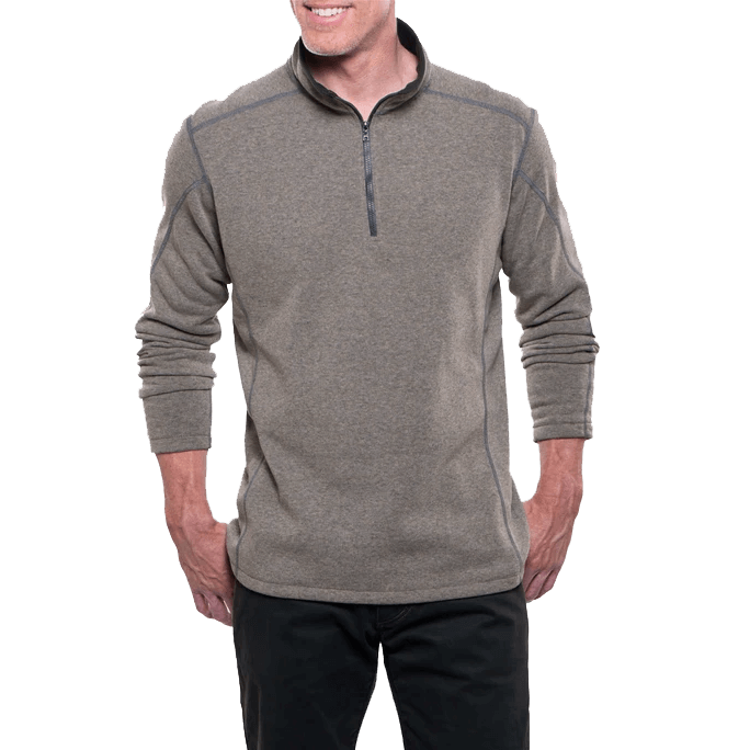 REVEL 1/4 ZIP - OATMEAL