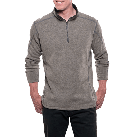 REVEL 1/4 ZIP - OATMEAL