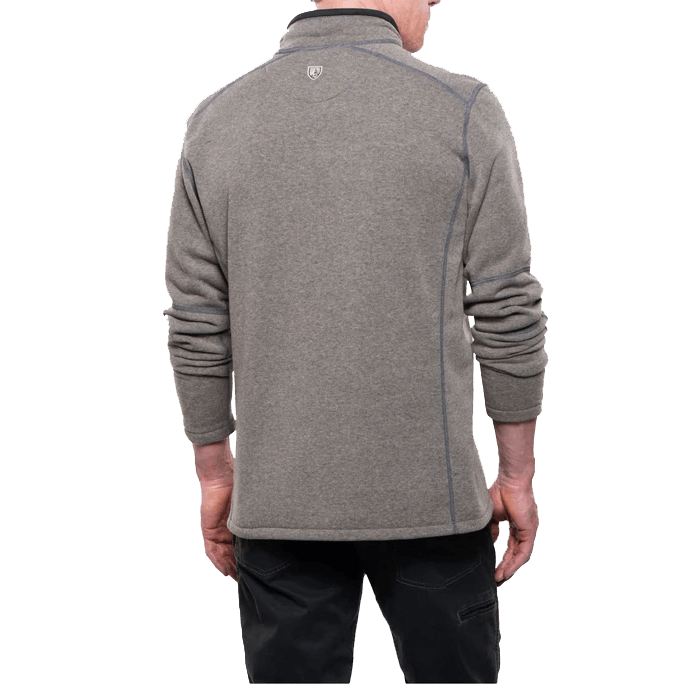 REVEL 1/4 ZIP - OATMEAL BACK