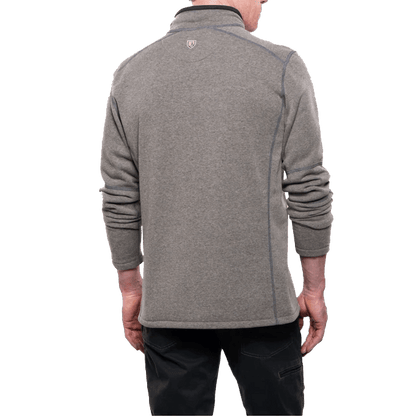 REVEL 1/4 ZIP - OATMEAL BACK