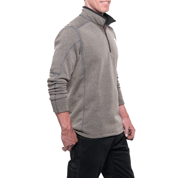 REVEL 1/4 ZIP - OATMEAL SIDE