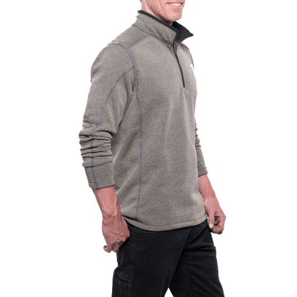 REVEL 1/4 ZIP - OATMEAL SIDE