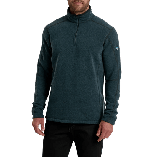 REVEL 1/4 ZIP - STORM BLUE
