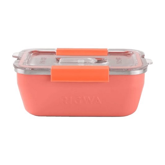 RIGWA REX TRAVEL LUNCH BOX 7X4 - CORAL