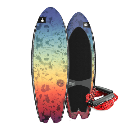 LIQUID FORCE ROCKET WAKESURFER WITH HANDLE 5'4"