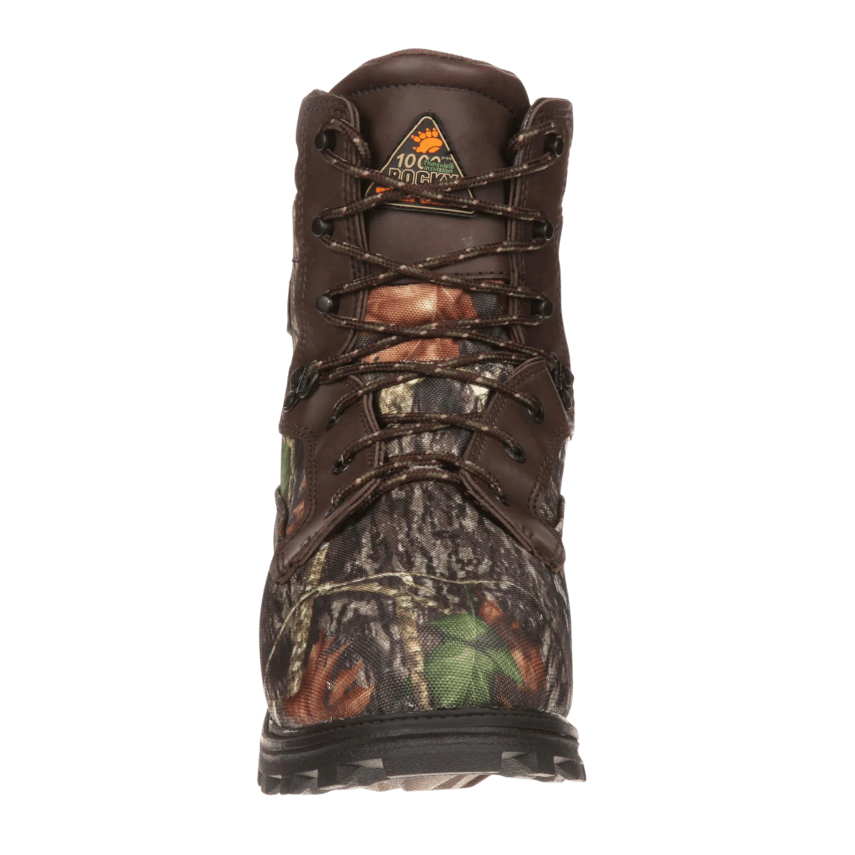 ROCKY BEARCLAW BIG KIDS' WATERPROOF 1000G INSULATED OUTDOOR BOOTS - FRONT VIEW