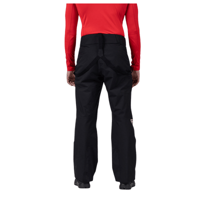 ROSSIGNOL MEN'S INSULATED SKI PANTS - BLACK - BACK VIEW