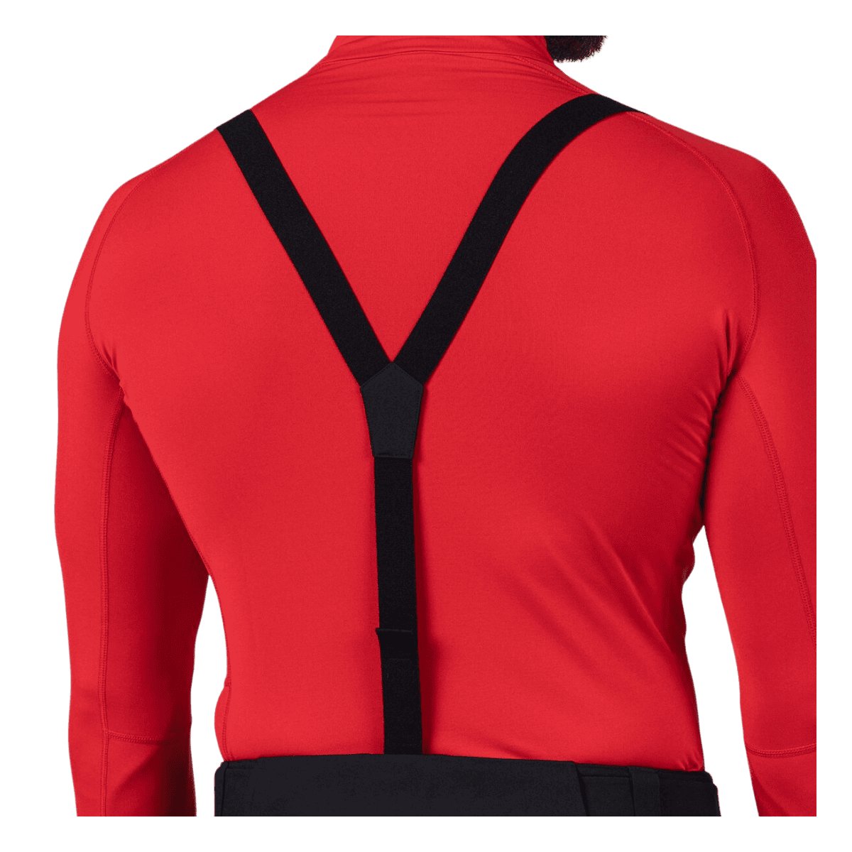 ROSSIGNOL MEN'S INSULATED SKI PANTS - BLACK - DETAILED BACK VIEW