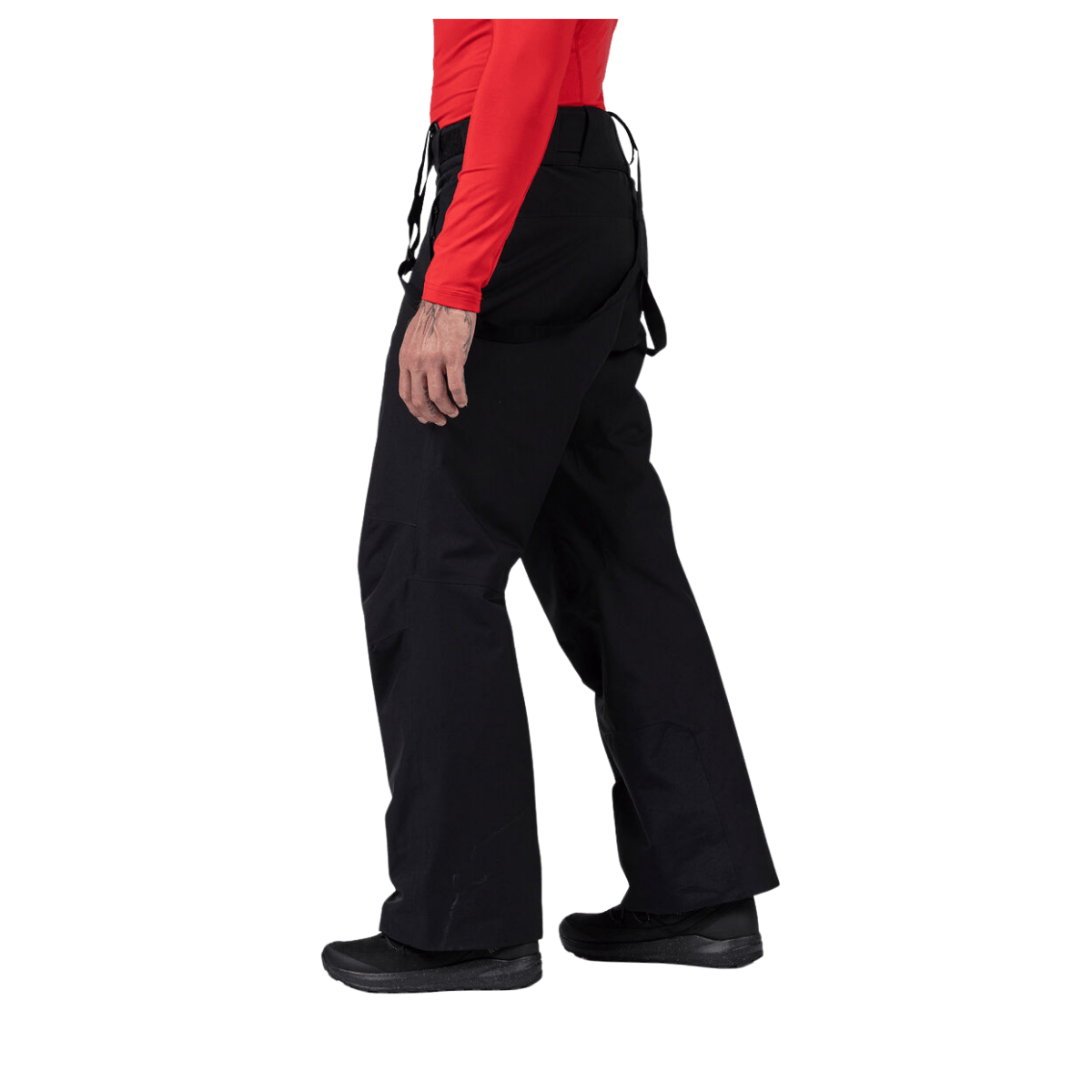 ROSSIGNOL MEN'S INSULATED SKI PANTS - BLACK - SIDE VIEW