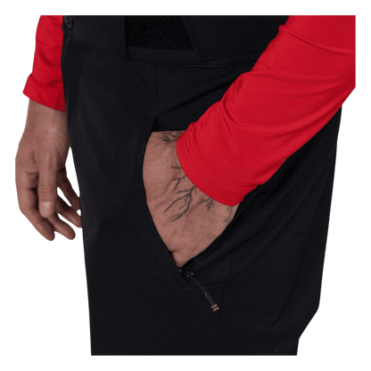 ROSSIGNOL MEN'S INSULATED SKI PANTS - BLACK - CLOSER SIDE VIEW