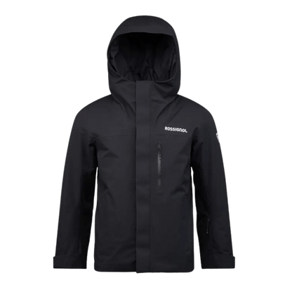 ROSSIGNOL MEN'S VELIKA INSULATED JACKET - BLACK - FRONT VIEW