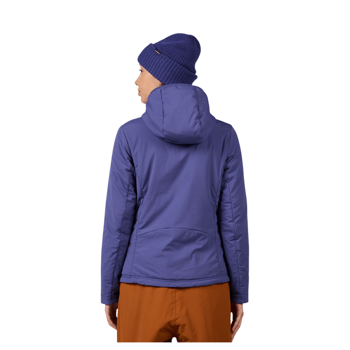 ROSSIGNOL WOMEN'S OPSIDE HOODIE JACKET - FUTURE BLUE - BACK VIEW