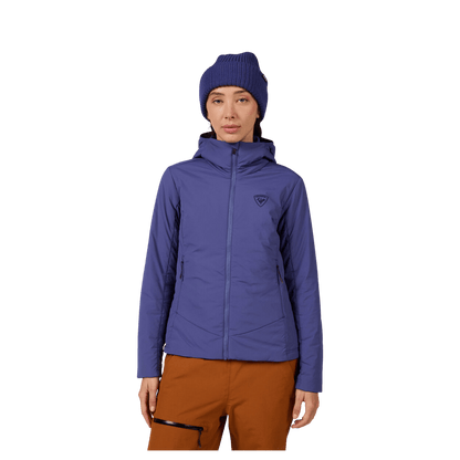 ROSSIGNOL WOMEN'S OPSIDE HOODIE JACKET - FUTURE BLUE - FRONT VIEW