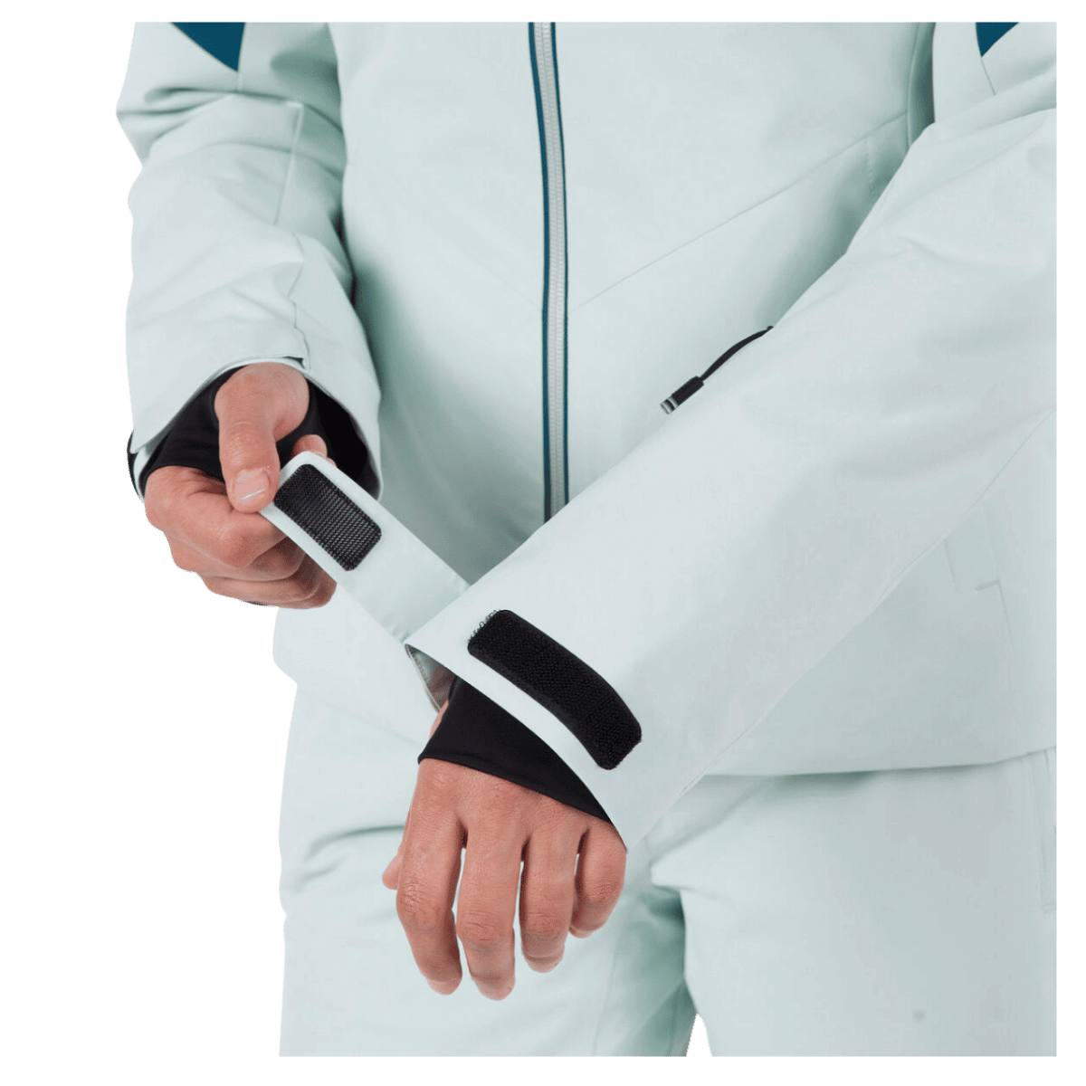 ROSSIGNOL WOMEN'S STRAWPILE SKI JACKET - STEAM- WRIST 