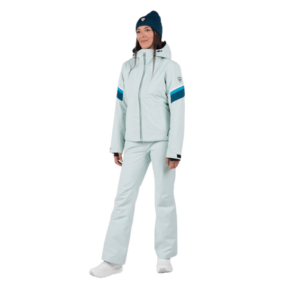 ROSSIGNOL WOMEN'S STRAWPILE SKI JACKET - STEAM_FULL BODY