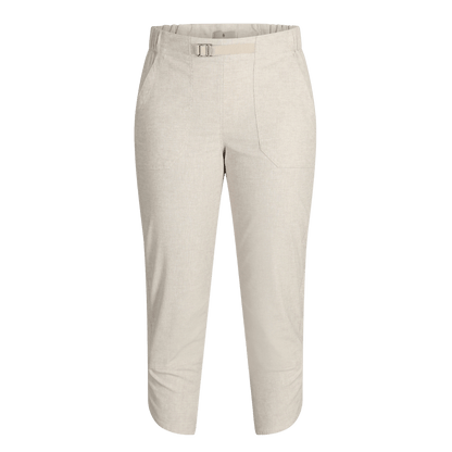 ROYAL ROBBINS WOMEN HEMPLINE CAPRI BLENDED UNDYED PANTS VIEW