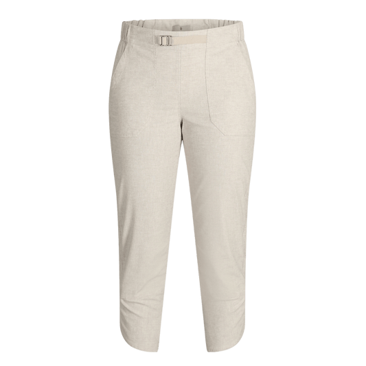 ROYAL ROBBINS WOMEN HEMPLINE CAPRI BLENDED UNDYED PANTS VIEW