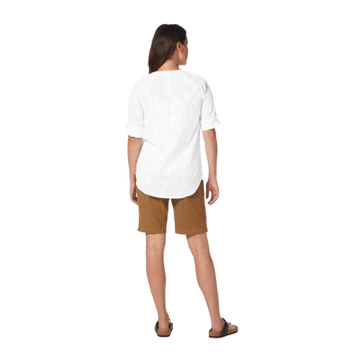 ROYAL ROBBINS WOMEN OASIS TUNIC II 3/4 SLEEVE BACK VIEW