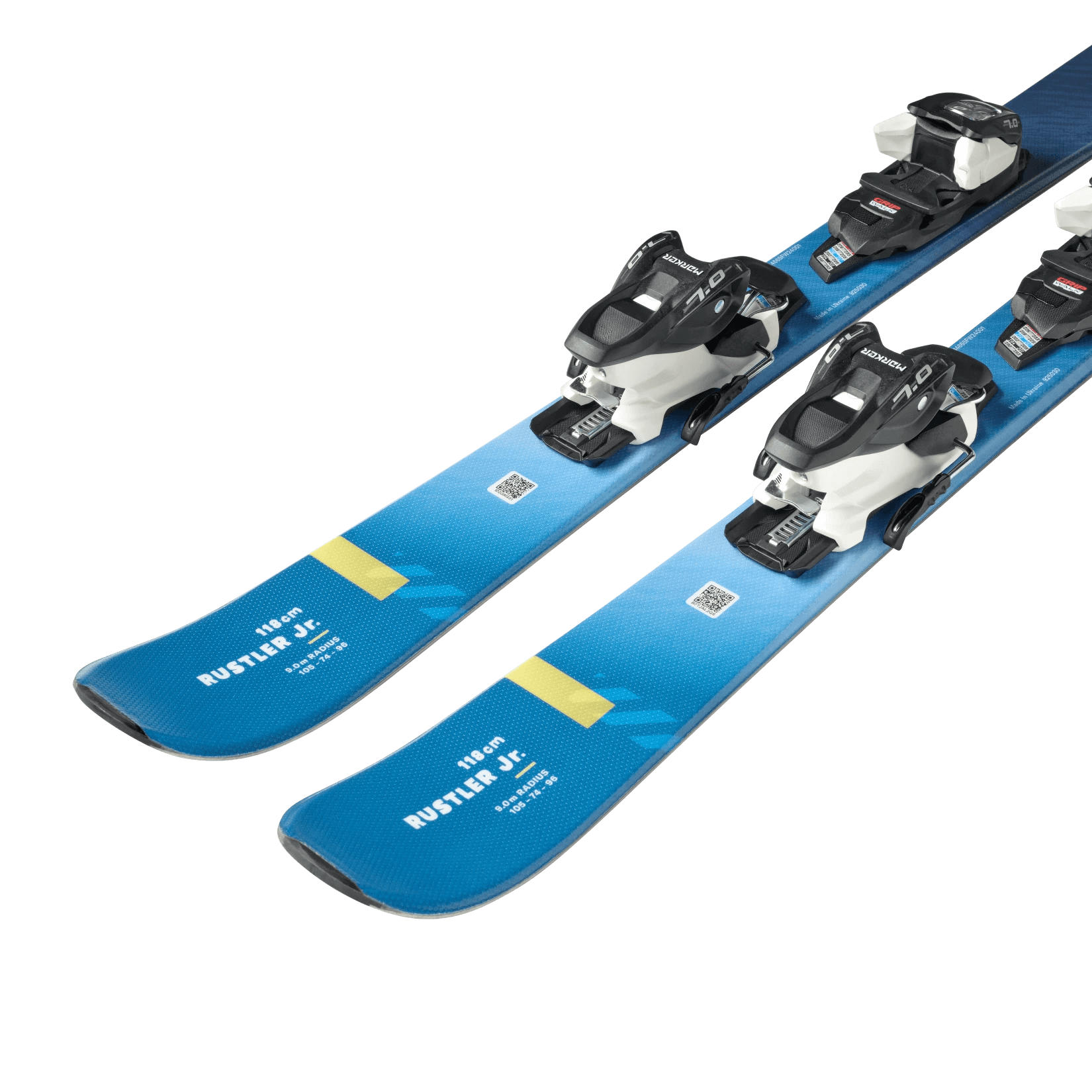 RUSTLER TWIN JR + JR 7.0 SKIS HEEL