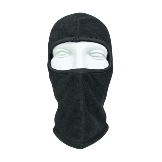 SEIRUS BALACLAVA 200-WEIGHT POTALEC FABRIC - BLACK - FRONT VIEW