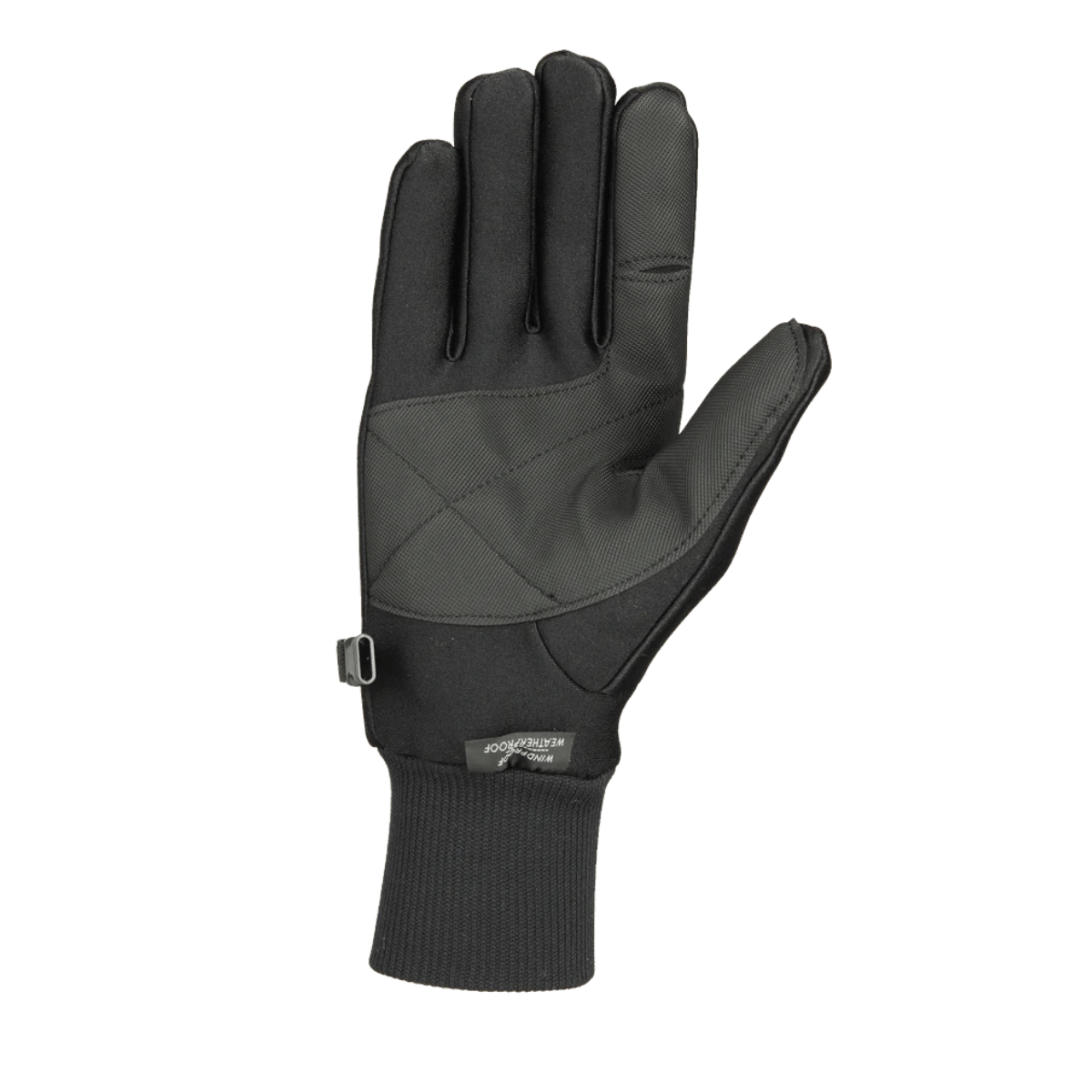 SEIRUS MEN'S ORIGINAL ALL WEATHER GLOVE - BLACK - PALM VIEW