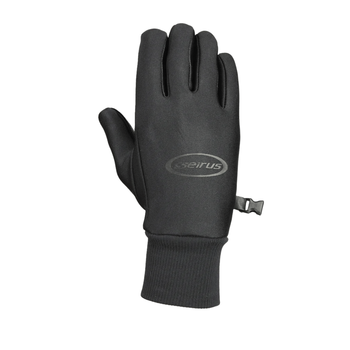SEIRUS MEN'S ORIGINAL ALL WEATHER GLOVE - BLACK - BACK VIEW
