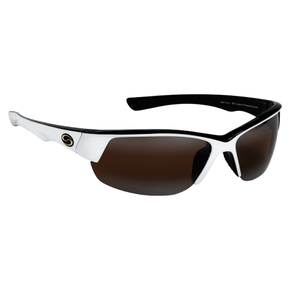 STRIKE KING S11 OPTICS GULF SUNGLASSES WHITE/BLACK GULF LENSE