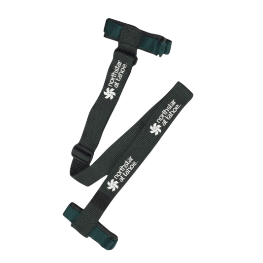 SAA OLLIE'S BACKSIDE SKI AND POLE CARRIER - BLACK_FRONT ANGLE