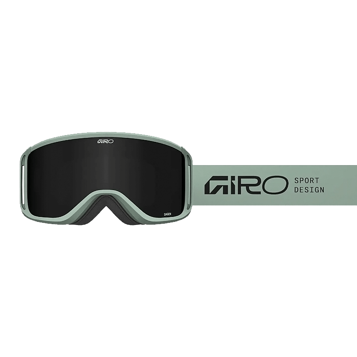 SAGEN GOGGLES GREEN STACKED BLACK