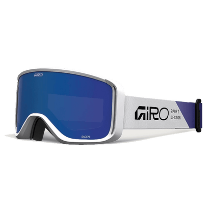 SAGEN GOGGLES WHITE ANGLES GREY COBALT