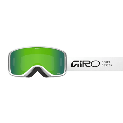 SAGEN GOGGLES WHITE STACKED GREEN