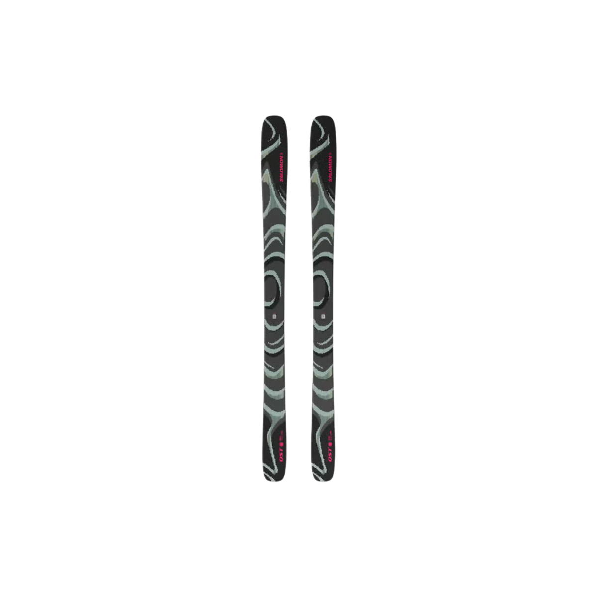 SALOMON N QST 100 BLACK 26/27 BLACK GREEN RED