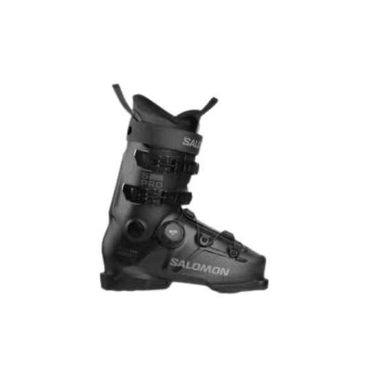 SALOMON S/PRO SUPRA S BOA 100 26/27 BLACK BELUGA DARK GRAY