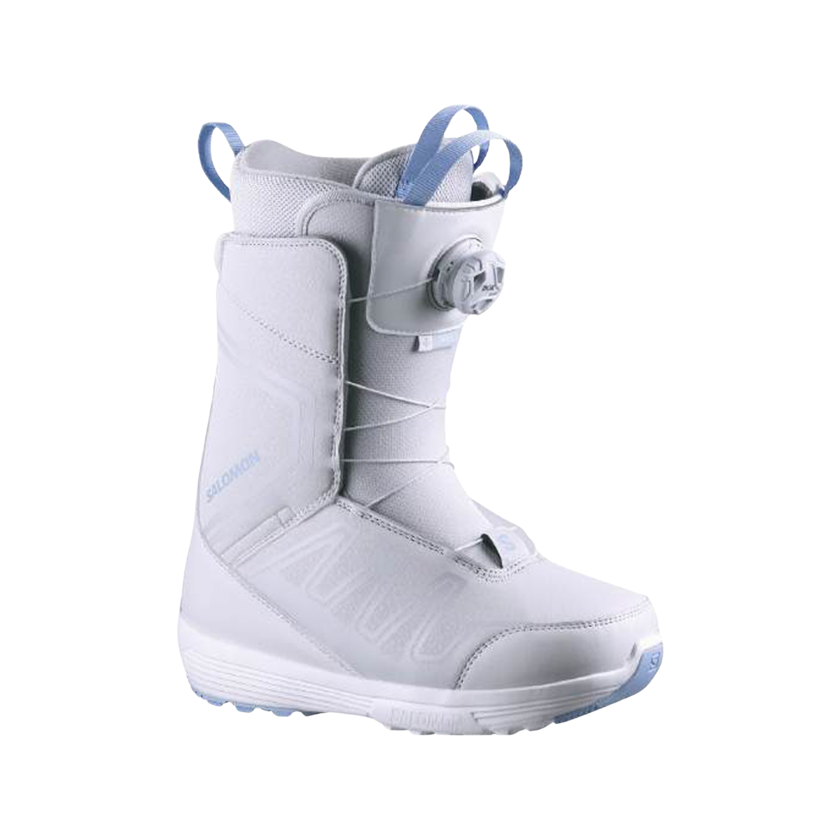 SALOMON W PEARL BOA SB BOOT 26/27 VIOLET BLUE WHITE