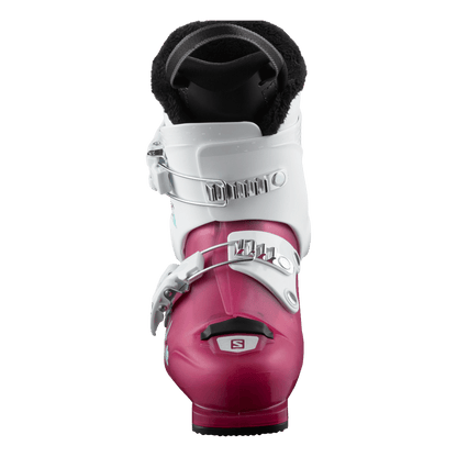 SALOMON T2 RT GIRLY JUNIOR SKI BOOTS 22/23 - FRONT VIEW
