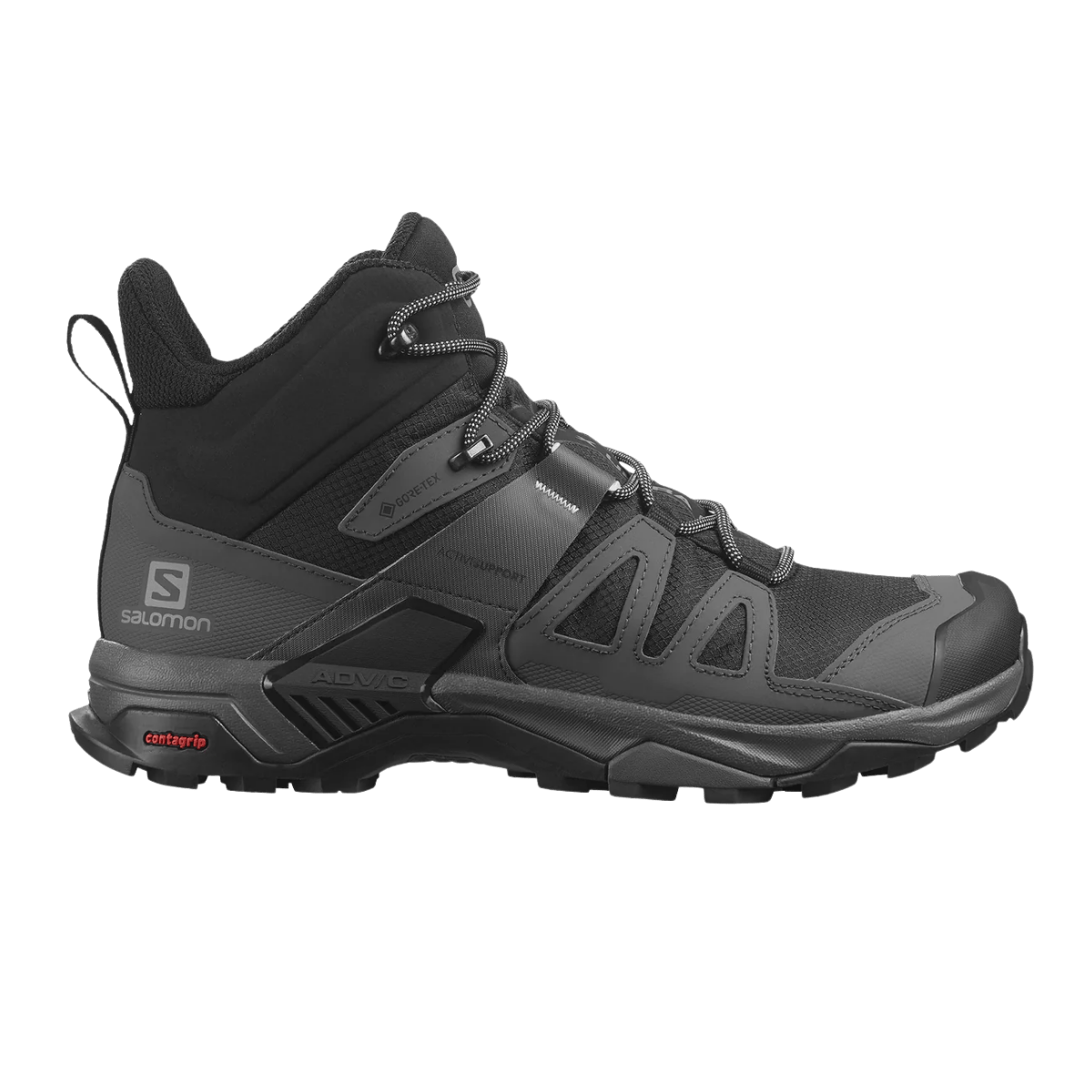 SALOMON X-ULTRA 4 MID GORE-TEX HIKING SHOE - LEFT SIDE VIEW