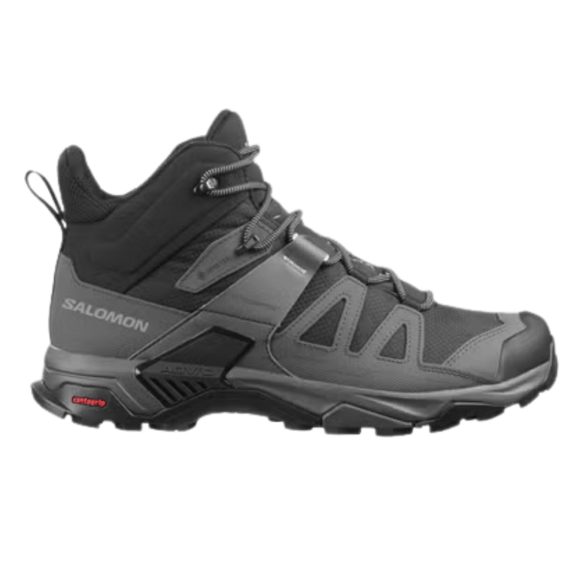 SALOMON X ULTRA 4 MID GORE-TEX HIKER WIDE - LEFT VIEW 