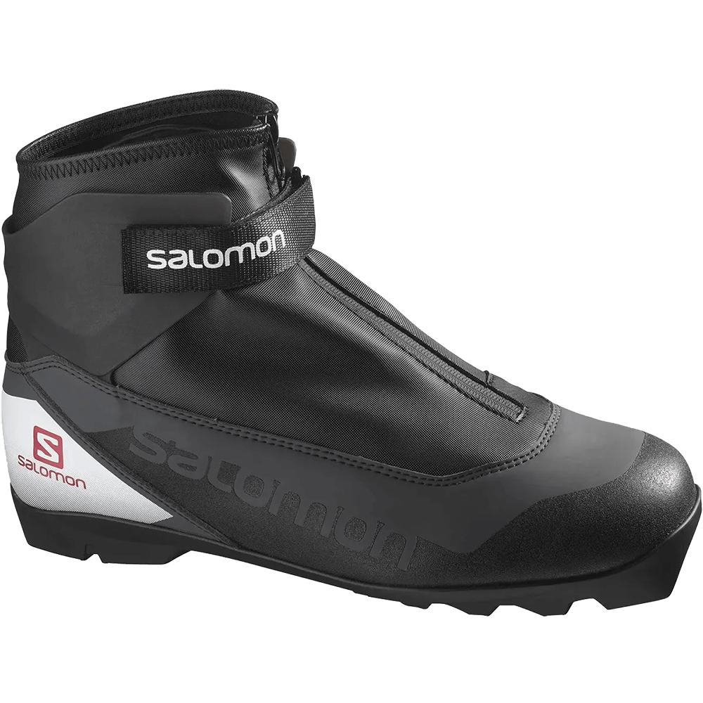 SALOMON ESCAPE PLUS PROLINK NORDIC BOOTS – 2022 – BLACK/WHITE - SIDE VIEW